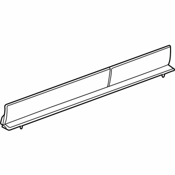 84859767 GM Front Trim Illustration 1 of 1