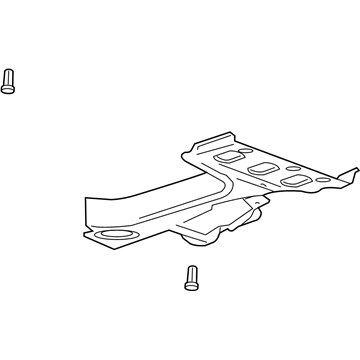 Chevy Malibu Limited Underbody Splash Shield - 23258347