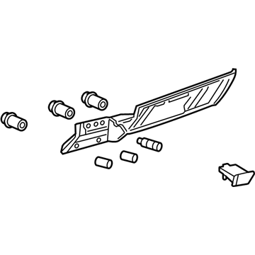15807840 GM Lower Panel, Passenger Side Illustration 1 of 1