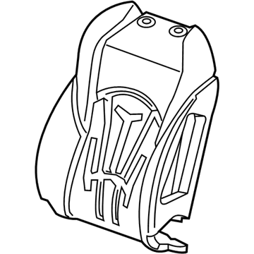 GM 26205751 Seat Back Pad 26205751 GM Seat Back Pad Illustration 1 of 1