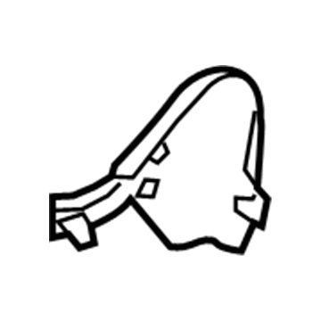 GM 26698323 Inner Finish Panel, Front 26698323 GM Inner Finish Panel, Front Illustration 1 of 1