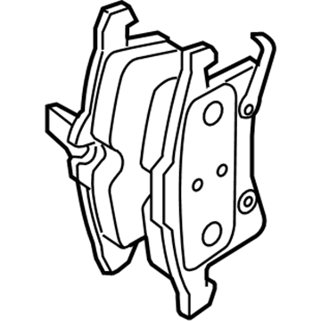 Saturn Brake Pads - 93191893