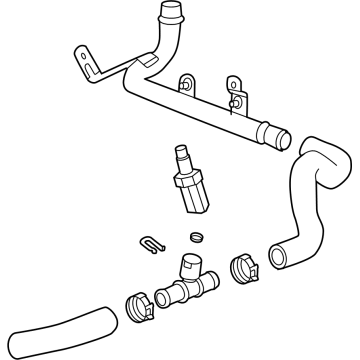 Buick 12732780 Water Inlet Pipe
