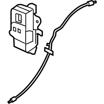 GM 20790492 Lock Actuator, Front Passenger Side 20790492 GM Lock Actuator, Front Passenger Side Illustration 1 of 1