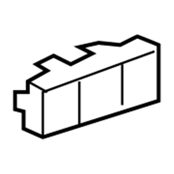 GM 15290711 Radio Housing, Passenger Side 15290711 GM Radio Housing, Passenger Side Illustration 1 of 1