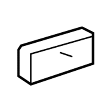 GM 15891370 Radio Switch, Passenger Side 15891370 GM Radio Switch, Passenger Side Illustration 1 of 1