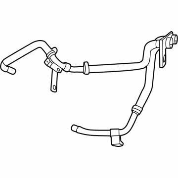 GM 86798542 Water Hose Assembly 86798542 GM Water Hose Assembly Illustration 1 of 1