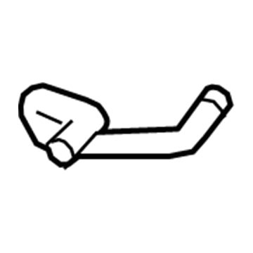 GM 96968694 Vent Hose 96968694 GM Vent Hose Illustration 1 of 1