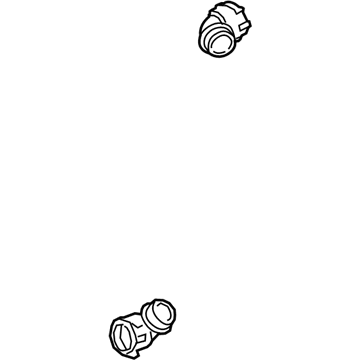 95493441 GM Lower Hose Connector Illustration 1 of 1