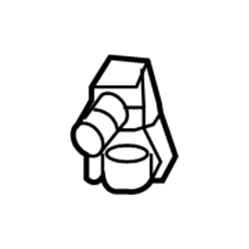 GM 55354565 Vent Hose Connector 55354565 GM Vent Hose Connector Illustration 1 of 1