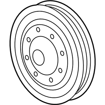 12671045 GM Pulley Illustration 1 of 1