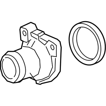 GM 12671038 Thermostat Housing 12671038 GM Thermostat Housing Illustration 1 of 1