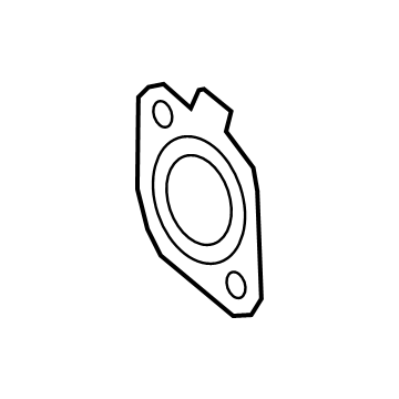 GM 12671039 Water Outlet Gasket, Lower 12671039 GM Water Outlet Gasket, Lower Illustration 1 of 1