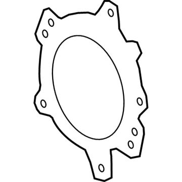 GM 12666921 Water Pump Gasket 12666921 GM Water Pump Gasket Illustration 1 of 1