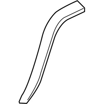 15822889 GM Wheel Opening Molding, Outer Passenger Side Illustration 1 of 1