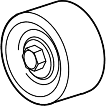 GM 12666049 Idler Pulley 12666049 GM Idler Pulley Illustration 1 of 1