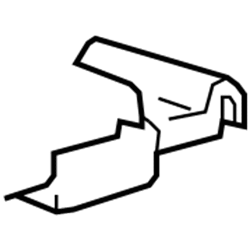 88898279 GM Seat Cushion Pad, Rear Passenger Side Illustration 1 of 1