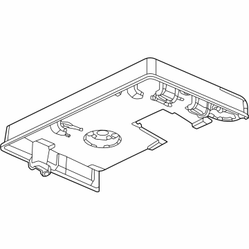 GM 85166826 Bracket, Mobile Telephone Radio 85166826 GM Bracket, Mobile Telephone Radio Illustration 1 of 1