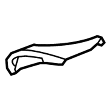 GM 23178017 End Cap, Passenger Side 23178017 GM End Cap, Passenger Side Illustration 1 of 1