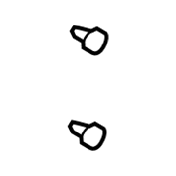 GM 11561653 Windshield Pillar Trim Retainer Nut 11561653 GM Windshield Pillar Trim Retainer Nut Illustration 1 of 1