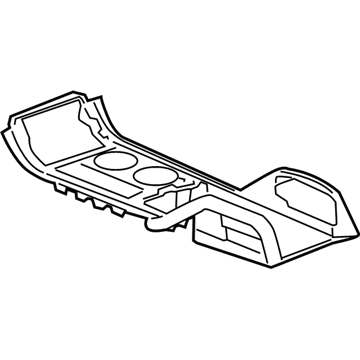 GM 20827848 Front Cover, Titanium 20827848 GM Front Cover, Titanium Illustration 1 of 1