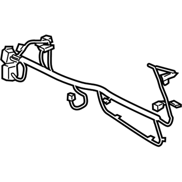 GM 23347345 Wire Harness, Front 23347345 GM Wire Harness, Front Illustration 1 of 1