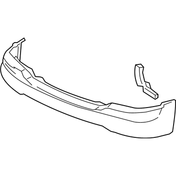 15758072 GM Bumper, Rear Illustration 1 of 1