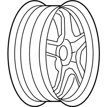 Chevy 9597624 Wheel, Steel