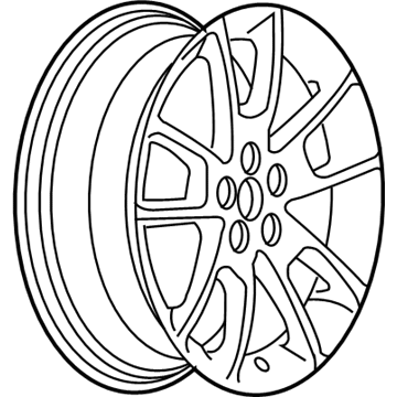 Chevy 9596801 Wheel, Alloy