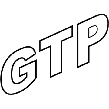 Pontiac 22697791 Nameplate