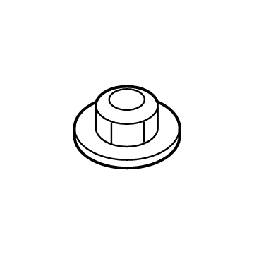 Chevy 11546454 License Lamp Assembly Nut