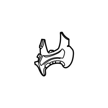 GM 85146395 Bezel, Front Seat Side Trim 85146395 GM Bezel, Front Seat Side Trim Illustration 1 of 1
