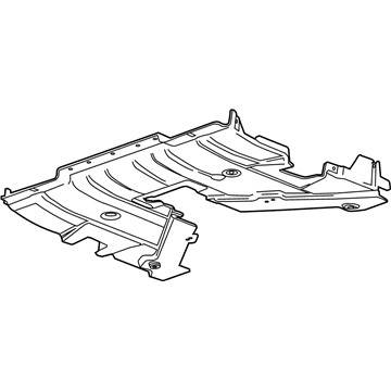 GM 23334083 Lower Shield, Front 23334083 GM Lower Shield, Front Illustration 1 of 1