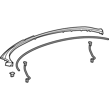 GM 23455175 Trim Plate 23455175 GM Trim Plate Illustration 1 of 1