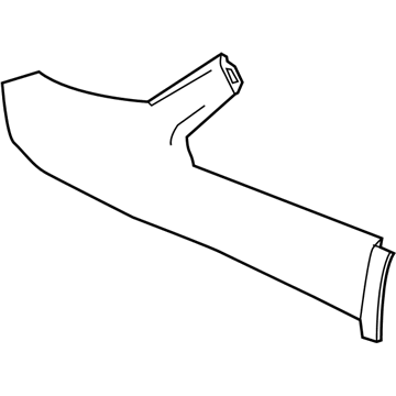 GM 84032903 Side Trim, Front Driver Side 84032903 GM Side Trim, Front Driver Side Illustration 1 of 1