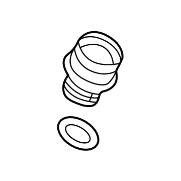 12674269 GM Oil Filler Tube Illustration 1 of 1