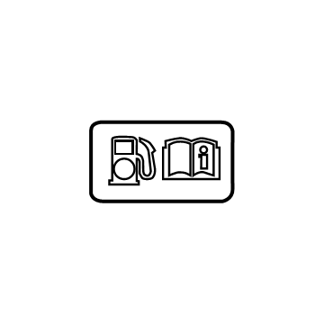 GM 84089676 Fuel Label 84089676 GM Fuel Label Illustration 1 of 1
