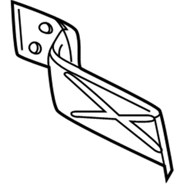 GM 10424732 Tank Shield 10424732 GM Tank Shield Illustration 1 of 1