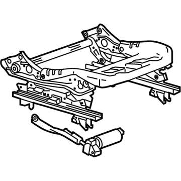 GM 13578612 Cushion Frame, Front 13578612 GM Cushion Frame, Front Illustration 1 of 1