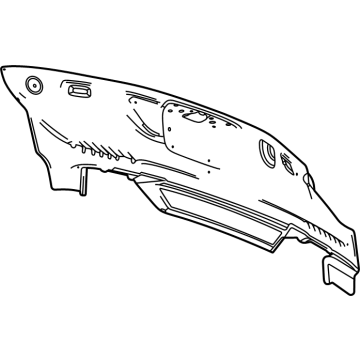 Chevy 84921432 Rear Panel Trim