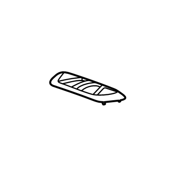Chevy 84921440 Rear Panel Trim Cover