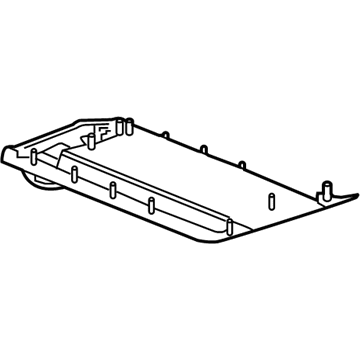 GM 84543242 Inner Panel 84543242 GM Inner Panel Illustration 1 of 1