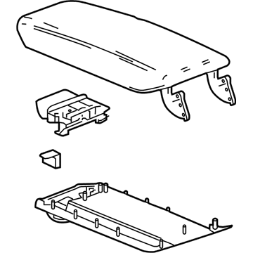 GM 84541559 Armrest, Front 84541559 GM Armrest, Front Illustration 1 of 1