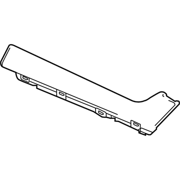 84658926 GM Applique, Jet Black, Passenger Side Illustration 1 of 1