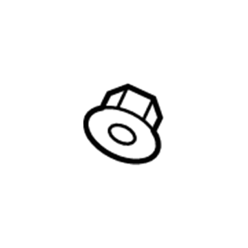Chevy 11570654 Wheelhouse Liner Retainer Nut