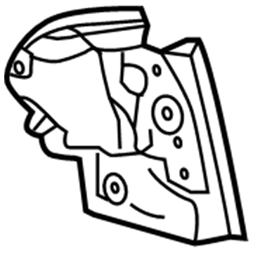 85112057 GM Tail Lamp Pocket, Passenger Side Illustration 1 of 1