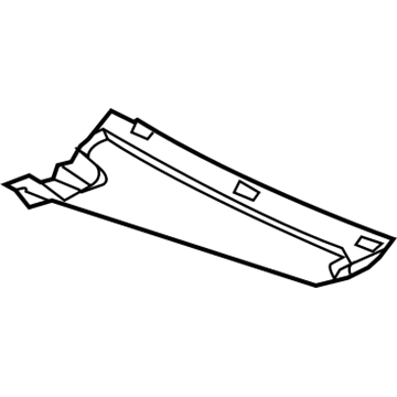13306079 GM Water Deflector Illustration 1 of 1