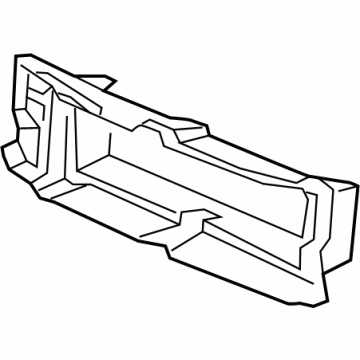 84829398 GM Lower Baffle, Front Illustration 1 of 1