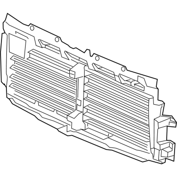 85645566 GM Upper Shutter, Front Illustration 1 of 1