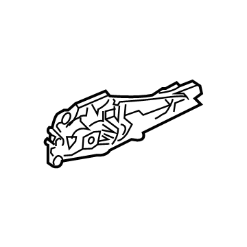 GM 13560330 Bracket Assembly-Front Side Door Outside Handle 13560330 GM Bracket Assembly-Front Side Door Outside Handle Illustration 1 of 1